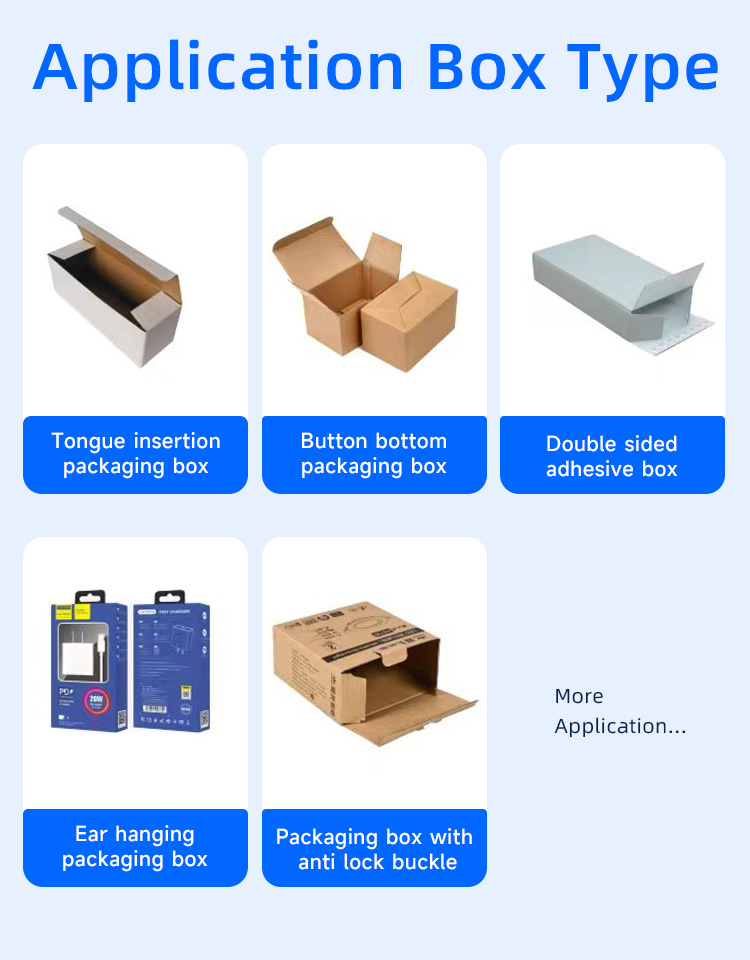 Material processing lineconfiguration box packing machine插图3